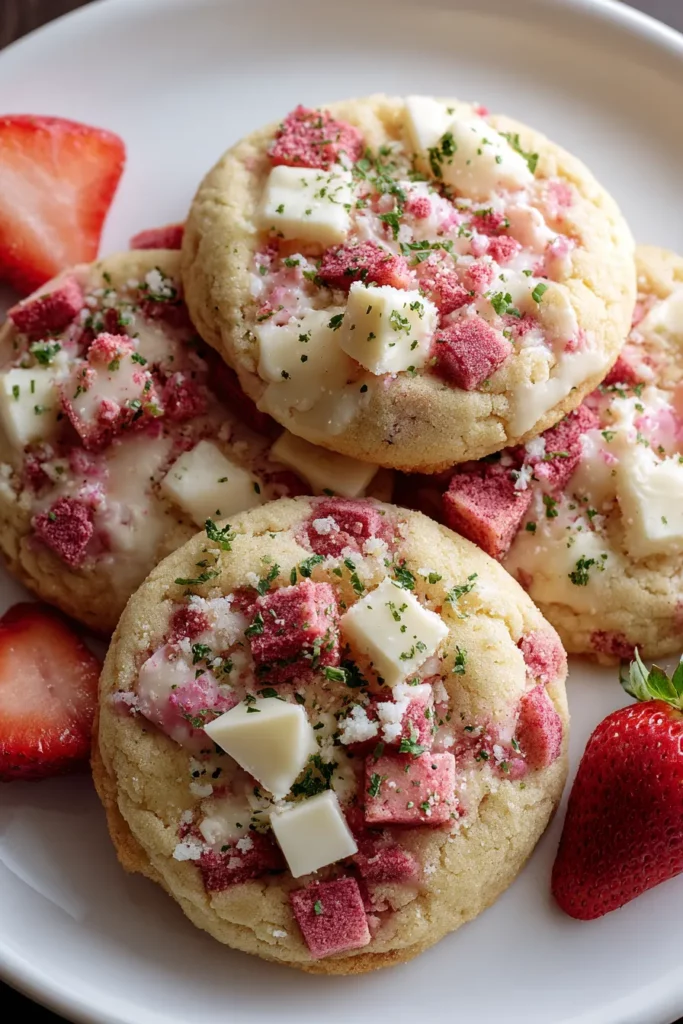 Strawberry Cheesecake Cookies – Food Recipe Usa