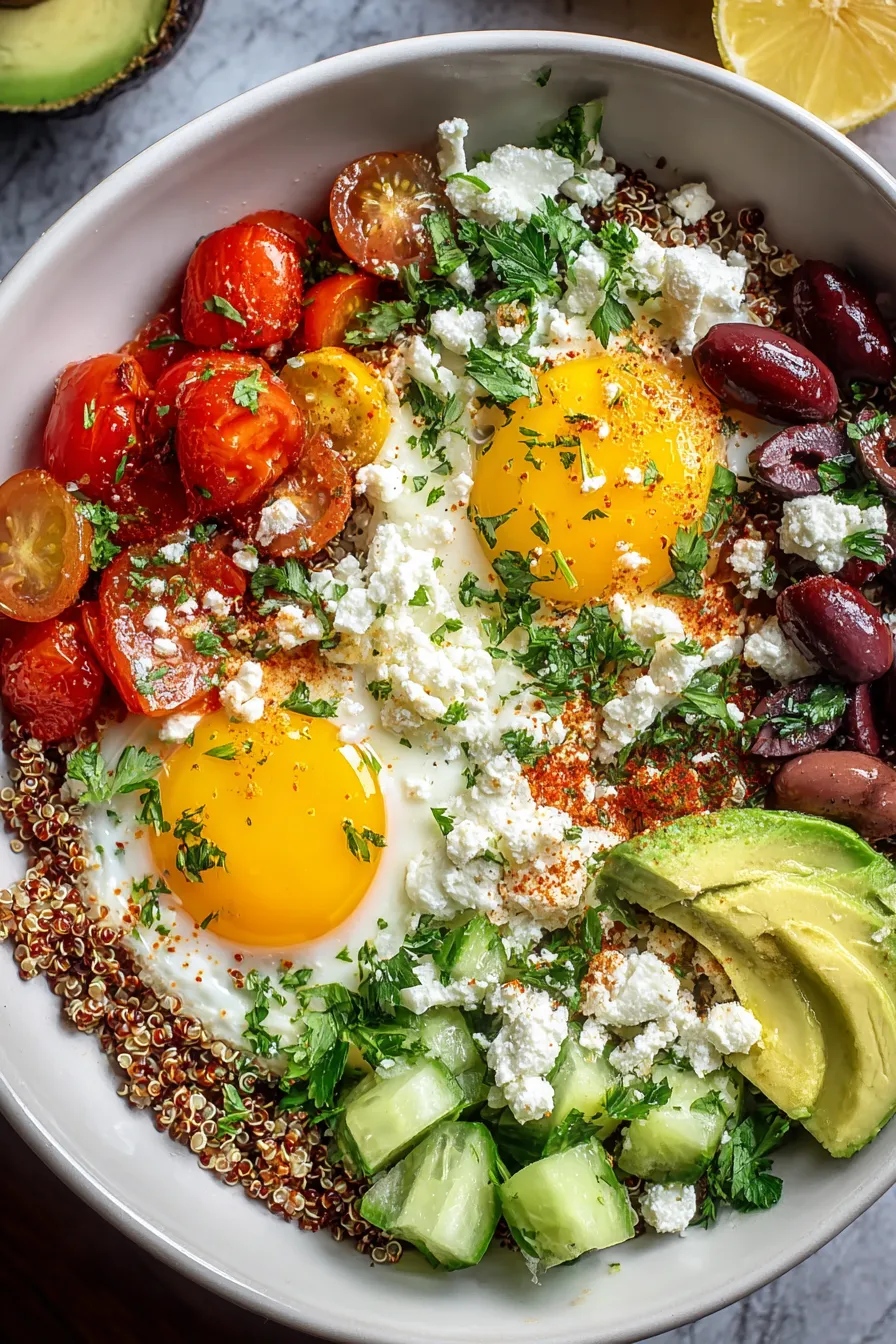 Hearty Mediterranean Breakfast Bowls – Food Recipe Usa